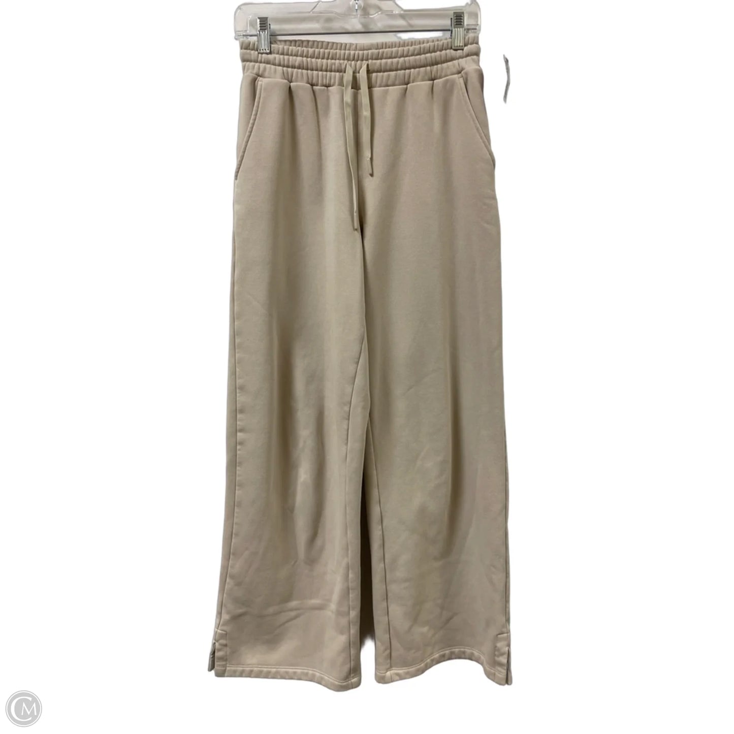 Pants Lounge By Clothes Mentor In Cream, Size: S
