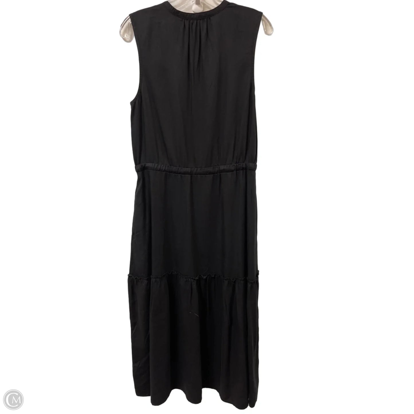 Dress Casual Midi By Lands End In Black, Size: M