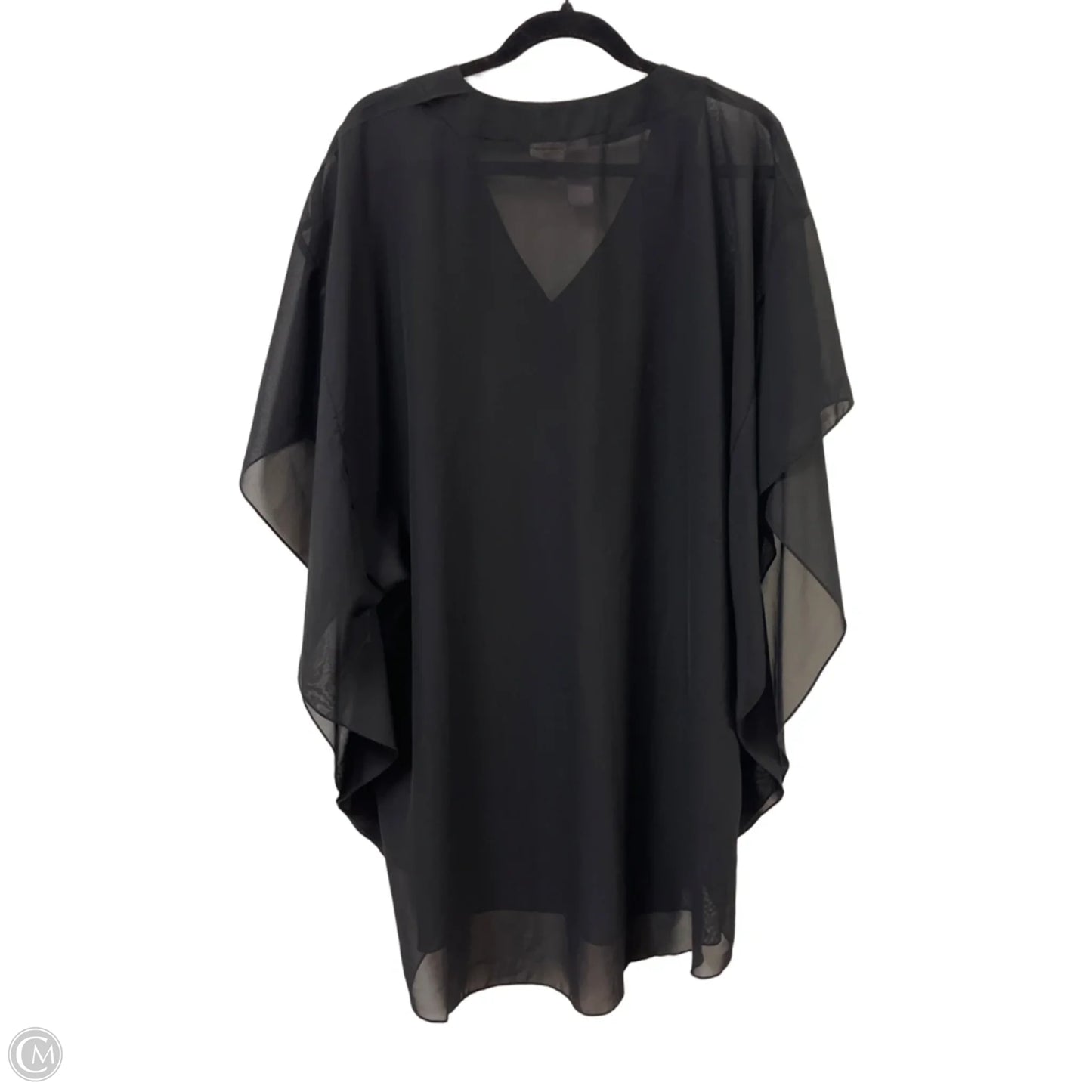 Swimwear Cover-up By Clothes Mentor In Black, Size: M