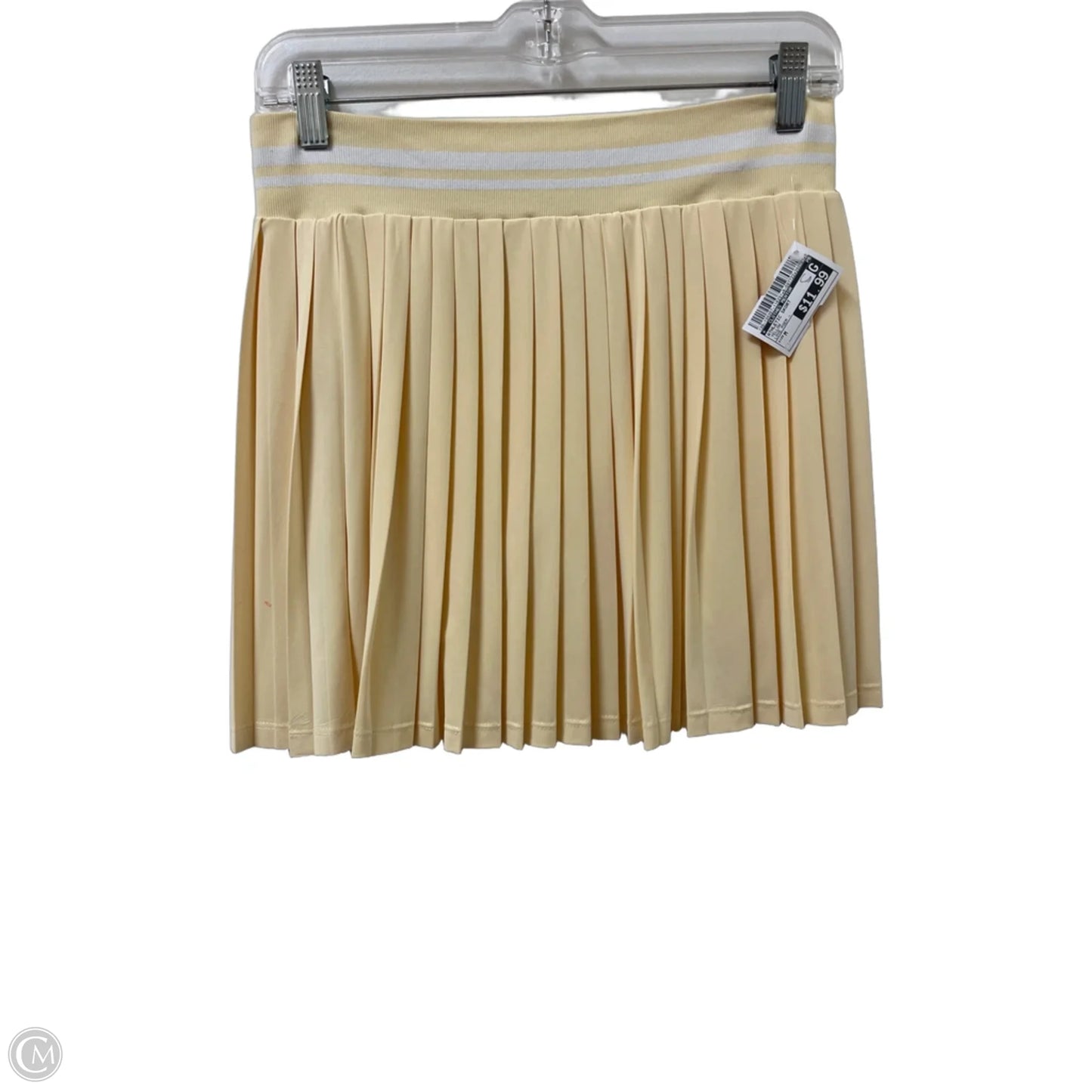 Athletic Skort By Clothes Mentor In Yellow, Size: M