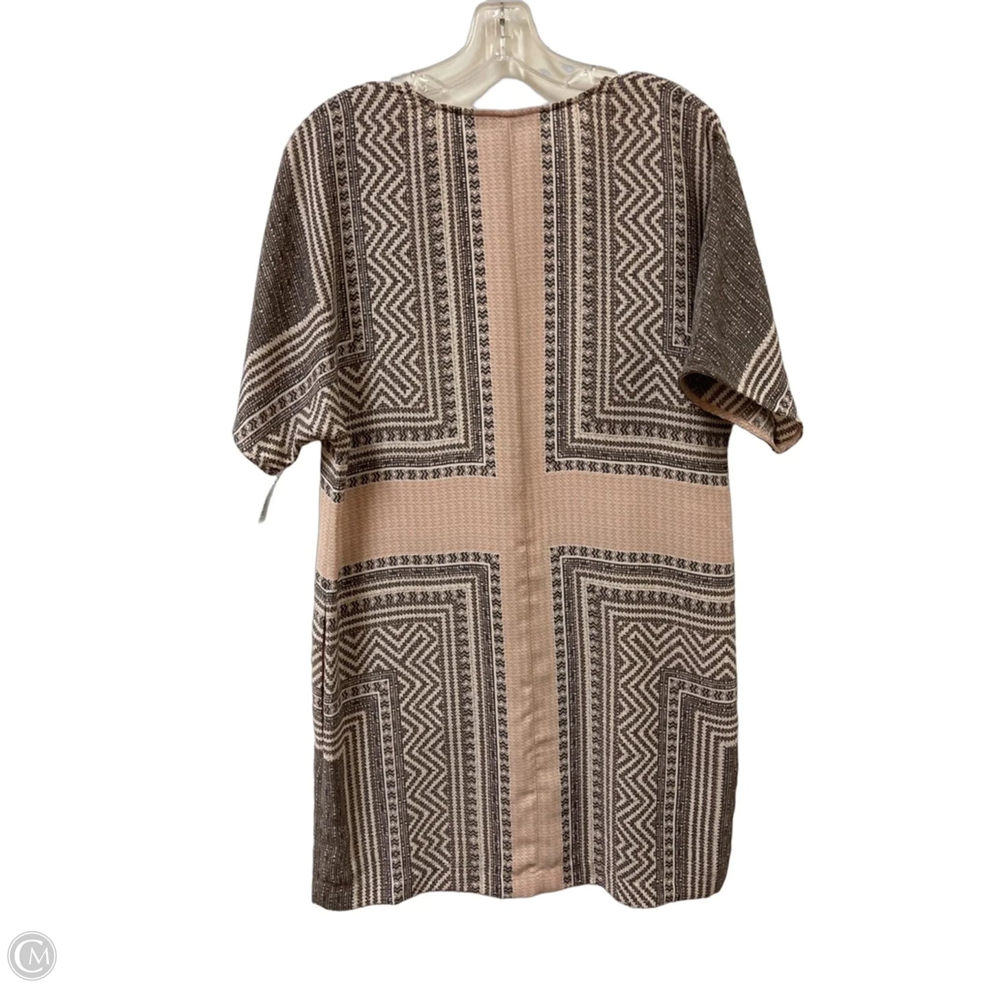Dress Casual Short By Bcbgmaxazria In Grey & Pink, Size: S