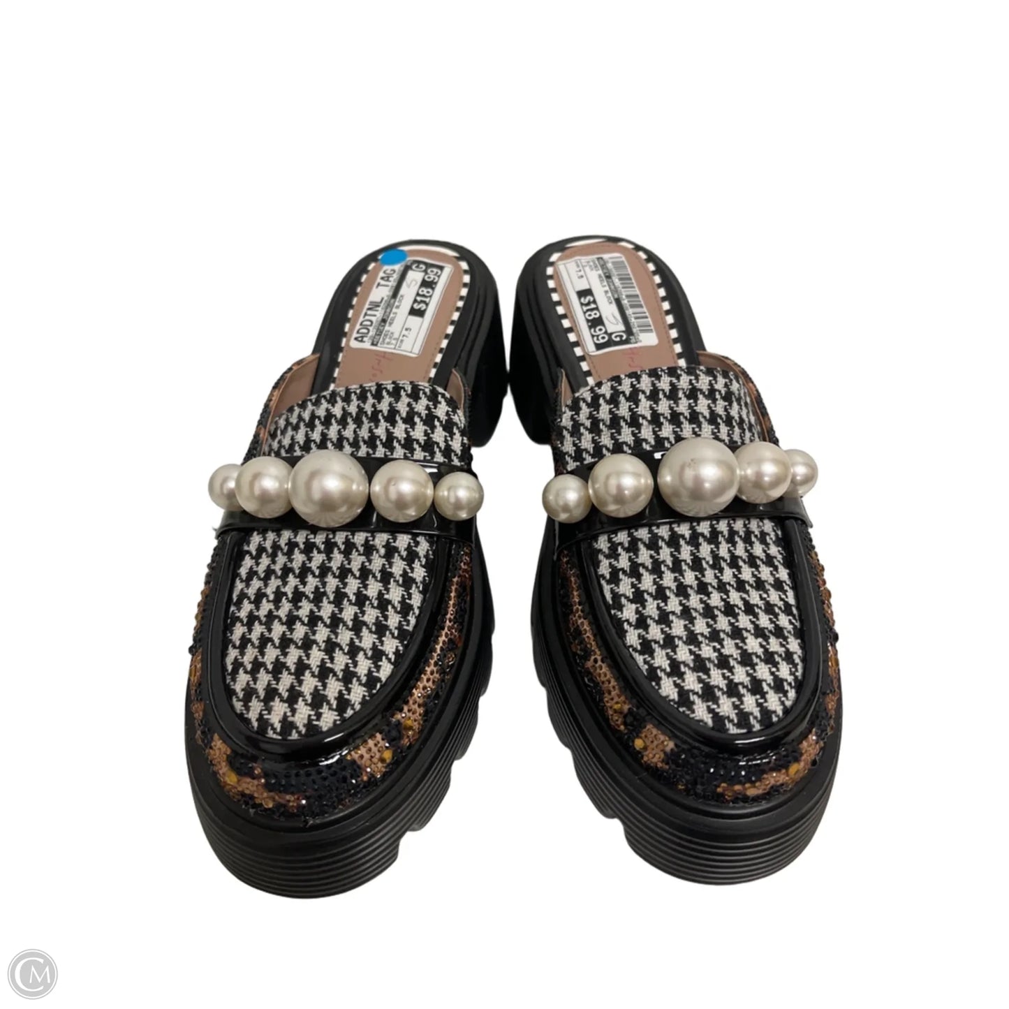 Shoes Heels Block By Betsey Johnson In Black, Size: 7.5