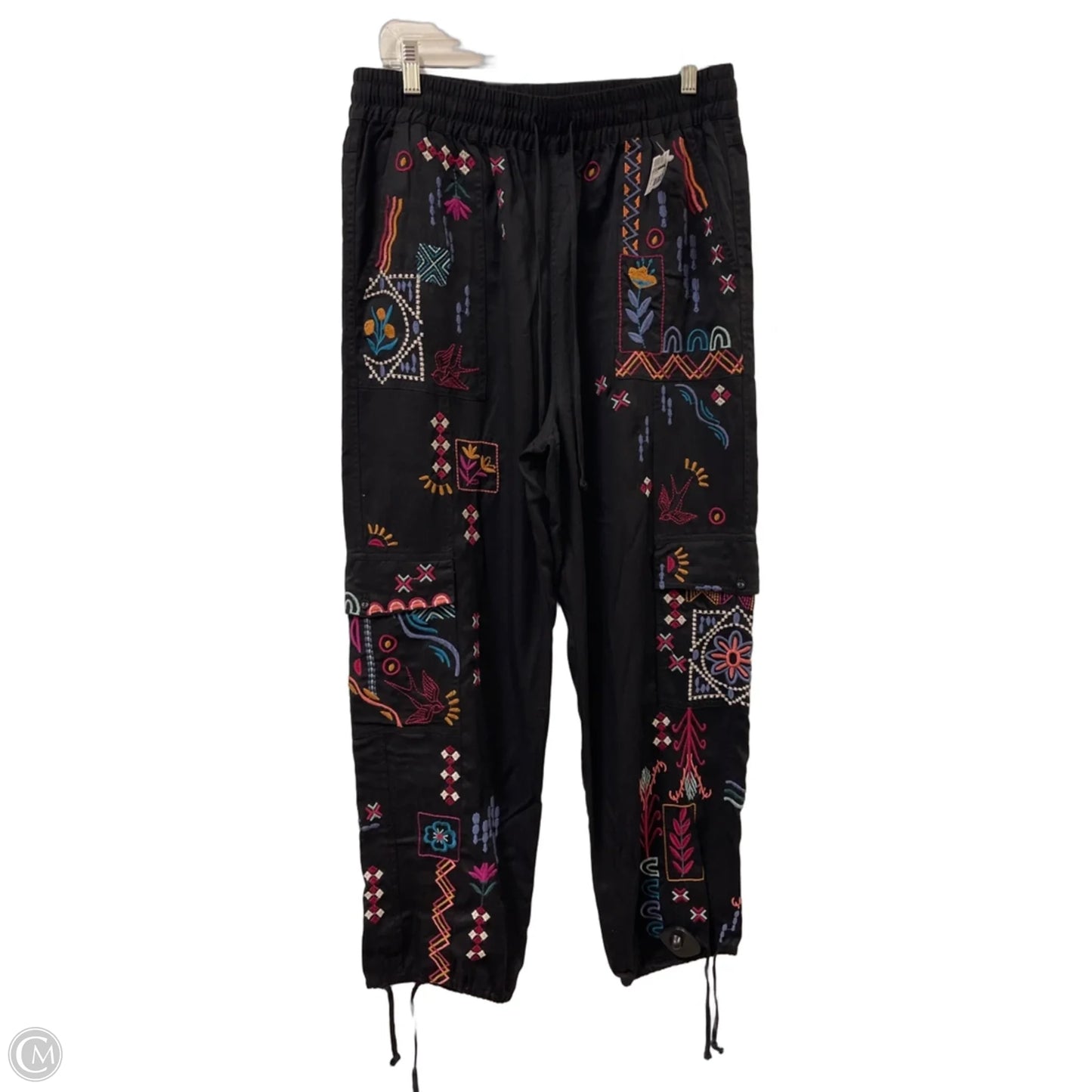 Pants Designer By Johnny Was In Black, Size: 8