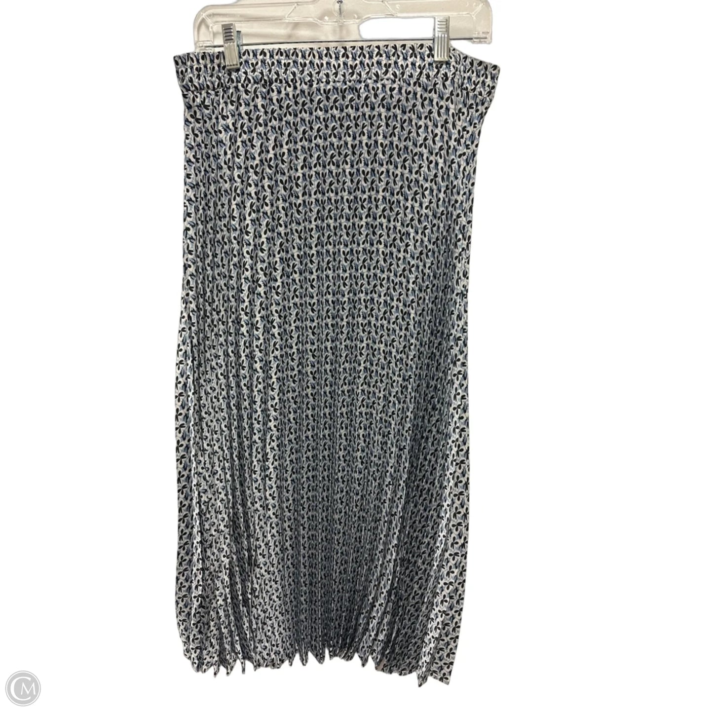 Skirt Midi By Max Studio In Black & Blue, Size: 12
