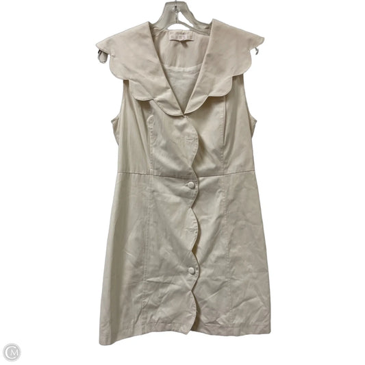 Dress Casual Short By Karlie In Cream, Size: M