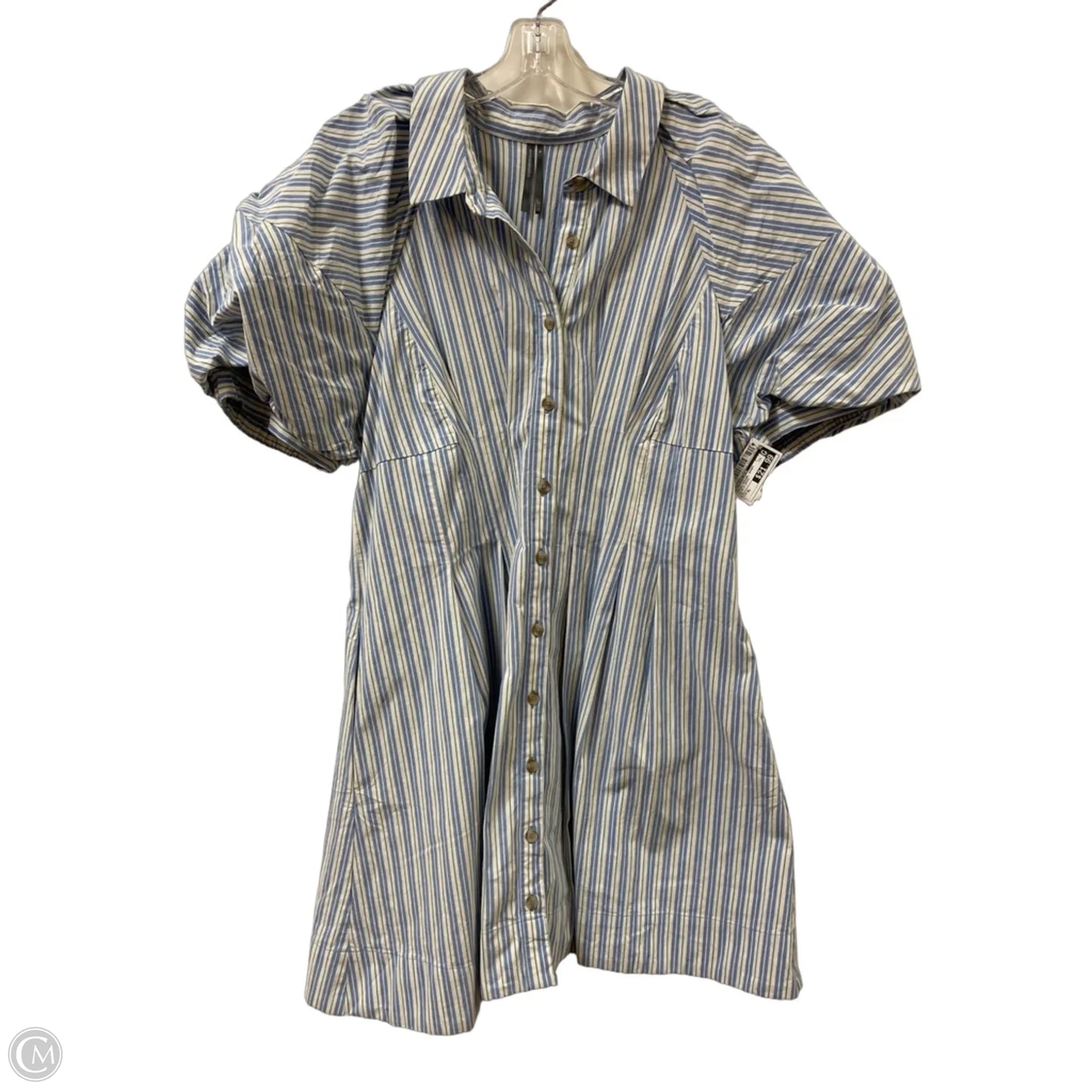 Dress Casual Short By Anthropologie In Blue & Green, Size: Xl