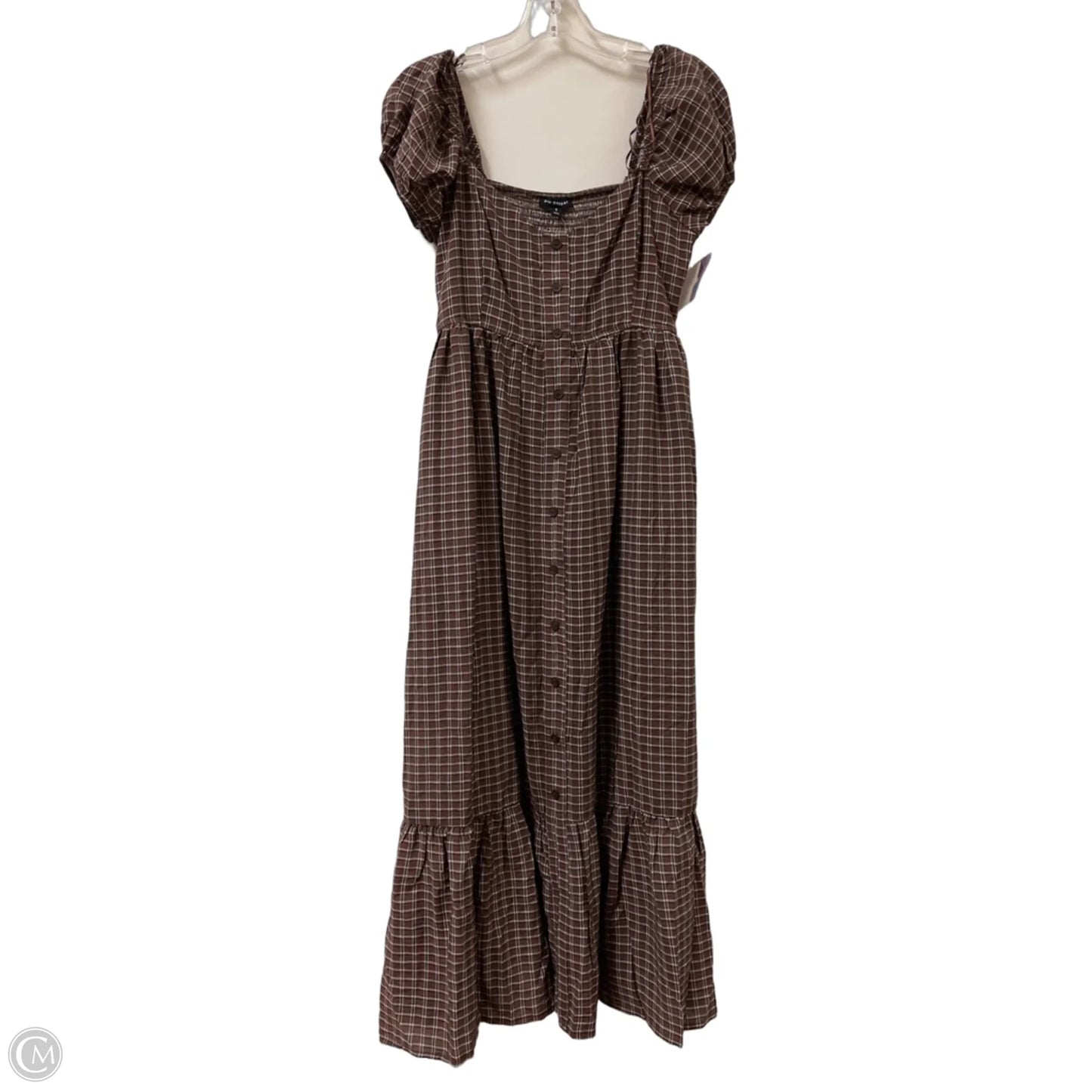 Dress Casual Midi By Blu Pepper In Brown, Size: S
