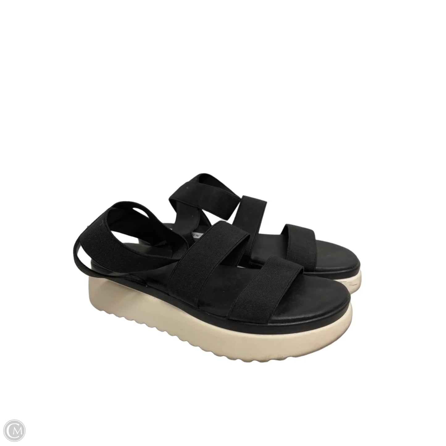 Sandals Flats By Steve Madden In Black, Size: 7.5