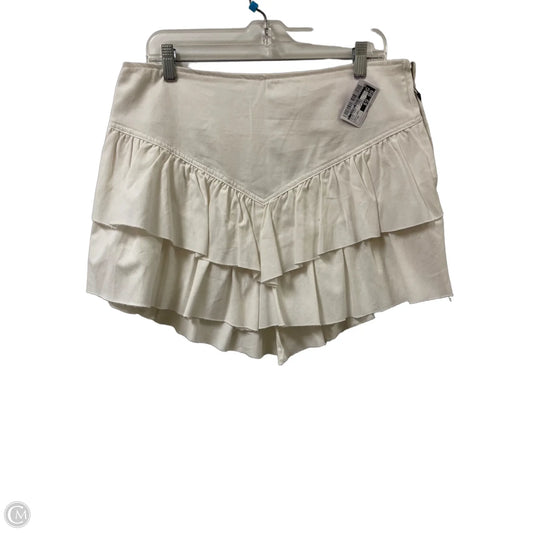 Skirt Mini & Short By Clothes Mentor In White, Size: 12