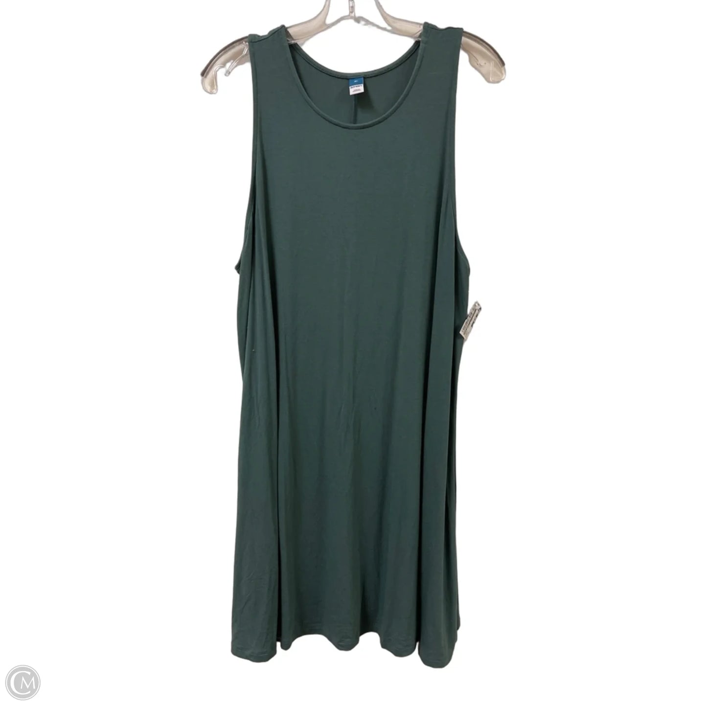 Dress Casual Midi By Old Navy In Green, Size: Xl