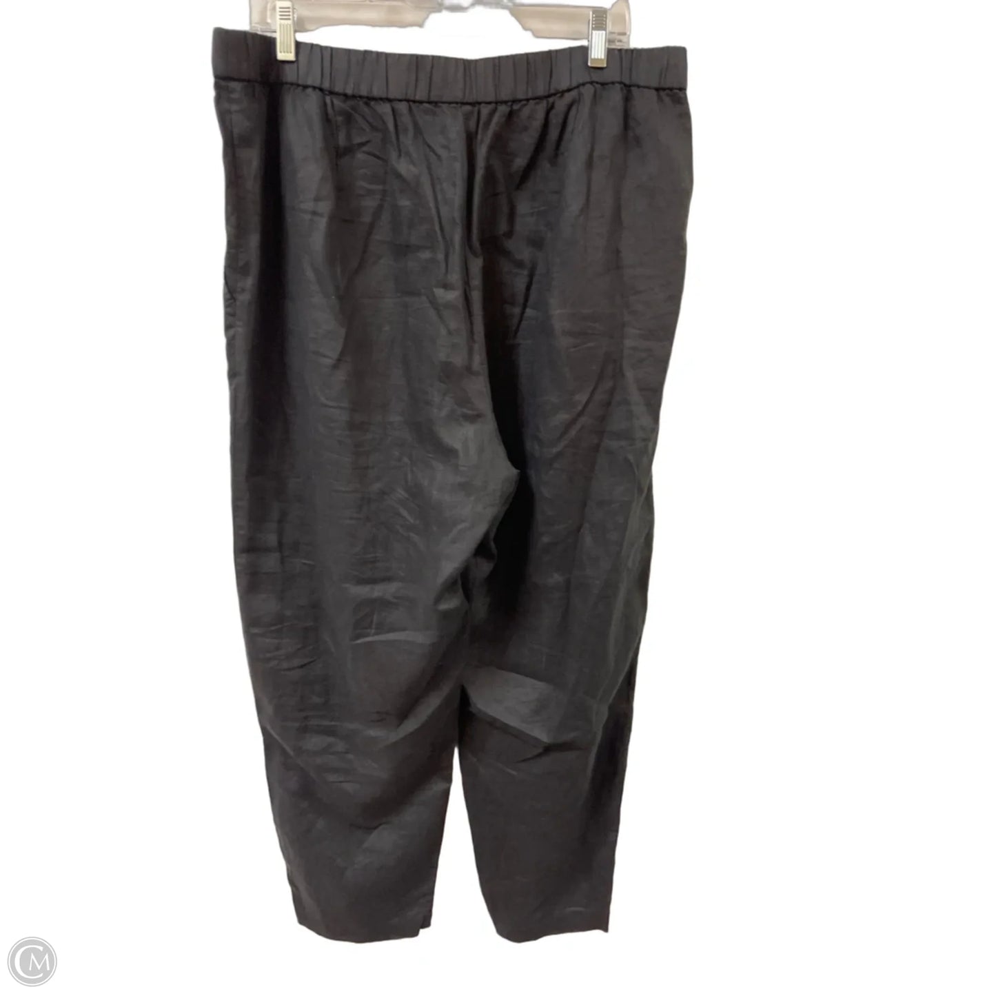 Pants Linen By Eileen Fisher In Black, Size: 16