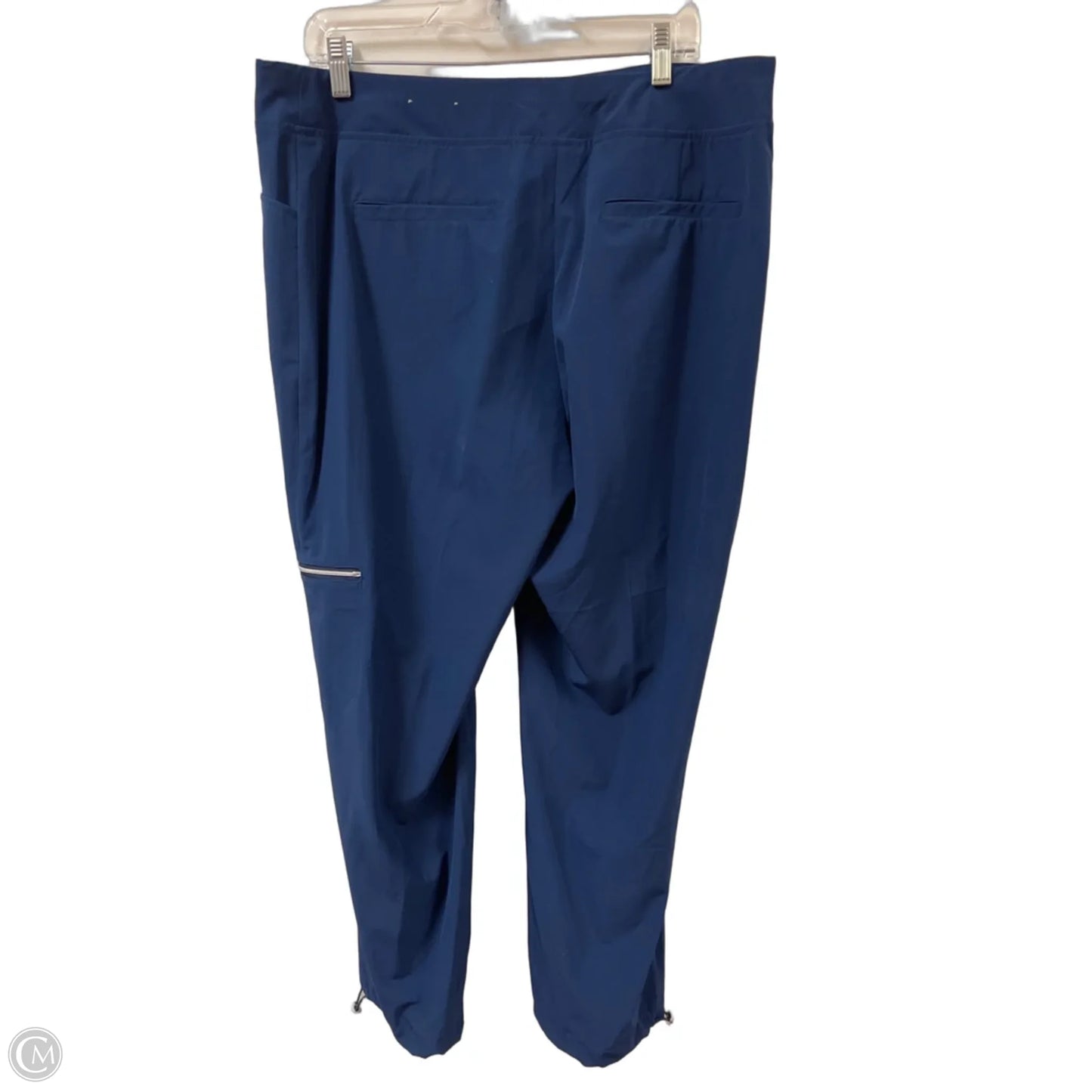 Athletic Pants By Chicos In Navy, Size: 14