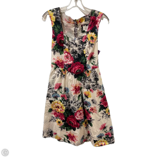 Dress Casual Midi By Anthropologie In Multi-colored, Size: Mp