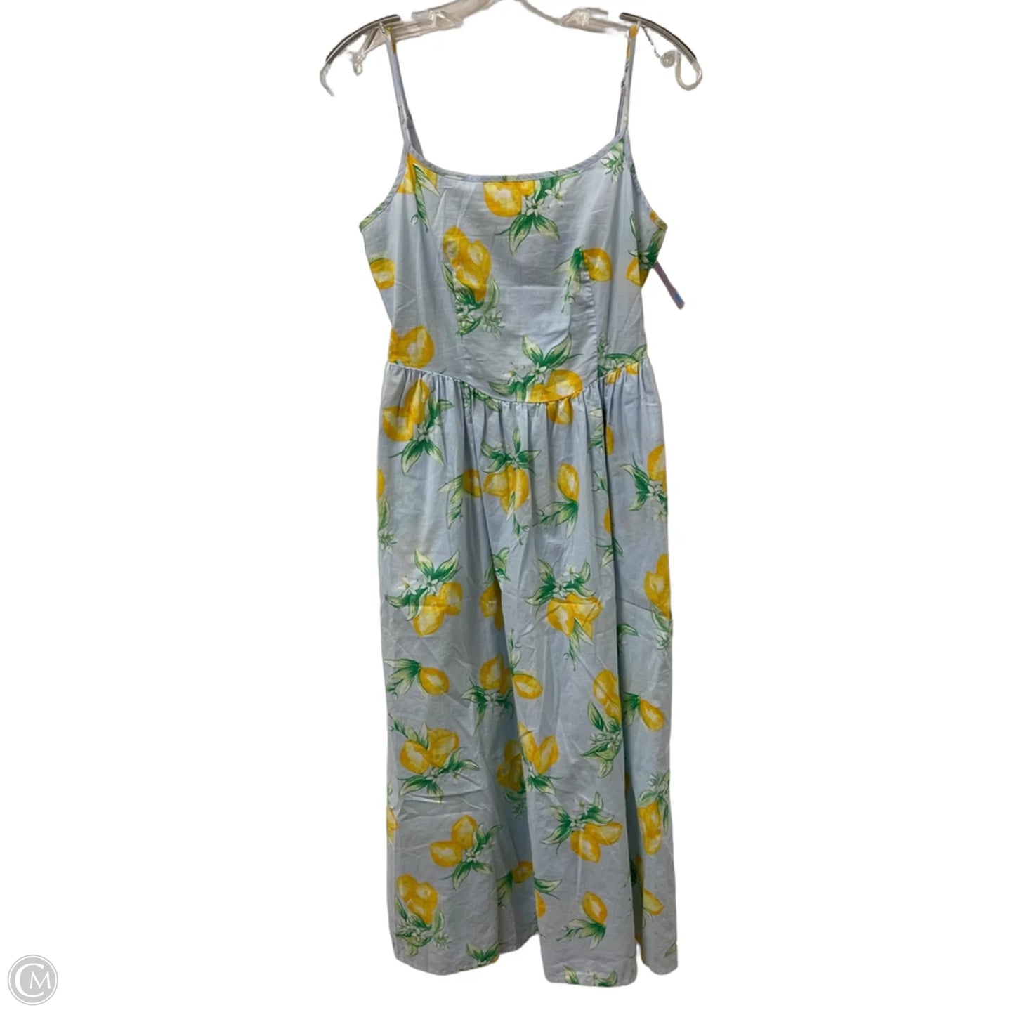Dress Casual Midi By Gap In Blue & Yellow, Size: S