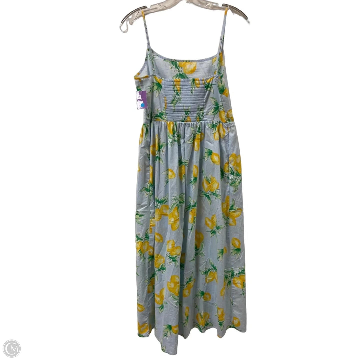 Dress Casual Midi By Gap In Blue & Yellow, Size: S