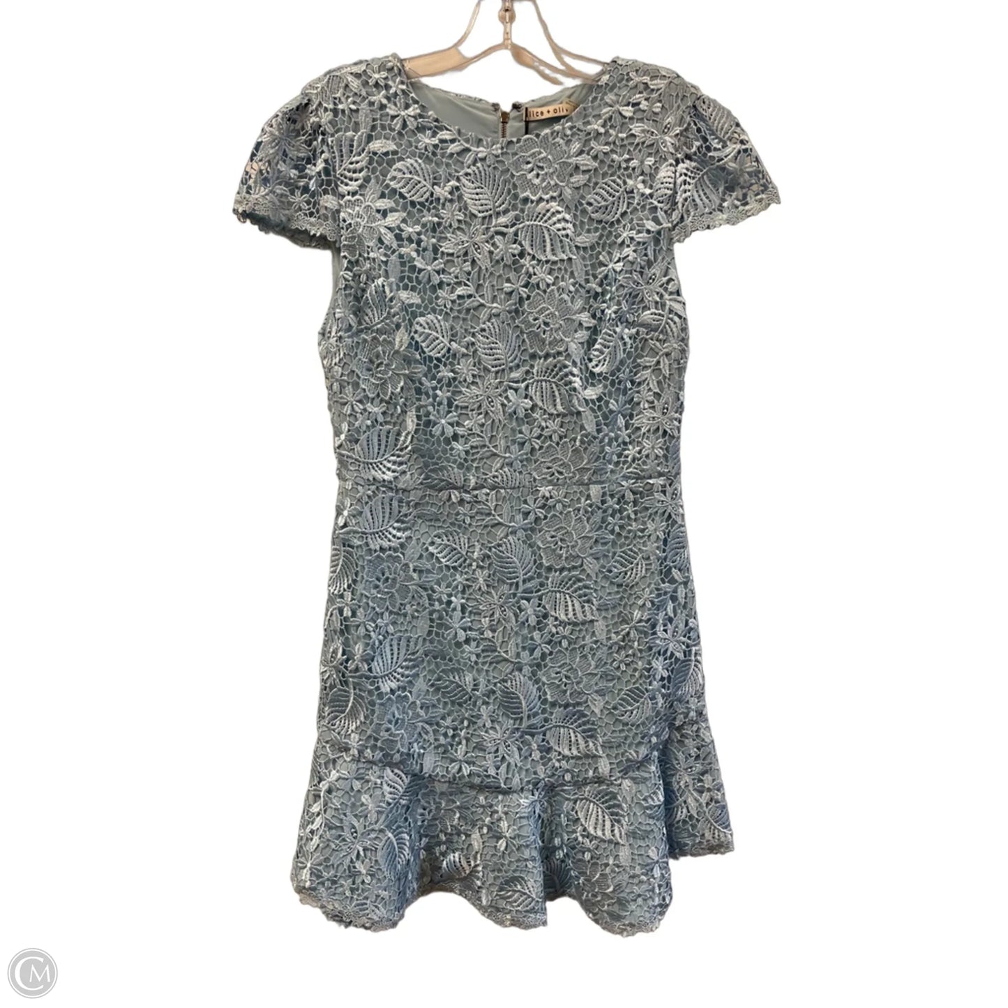 Dress Designer By Alice + Olivia In Blue, Size: M