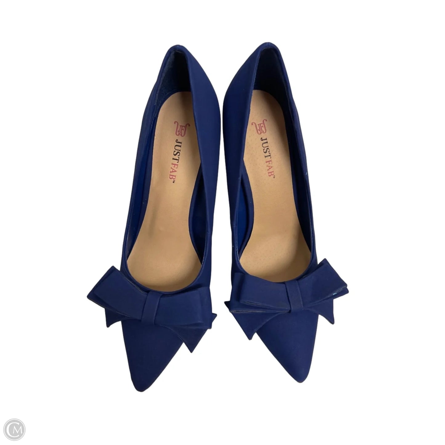 Shoes Heels Stiletto By Just Fab In Blue, Size: 7.5