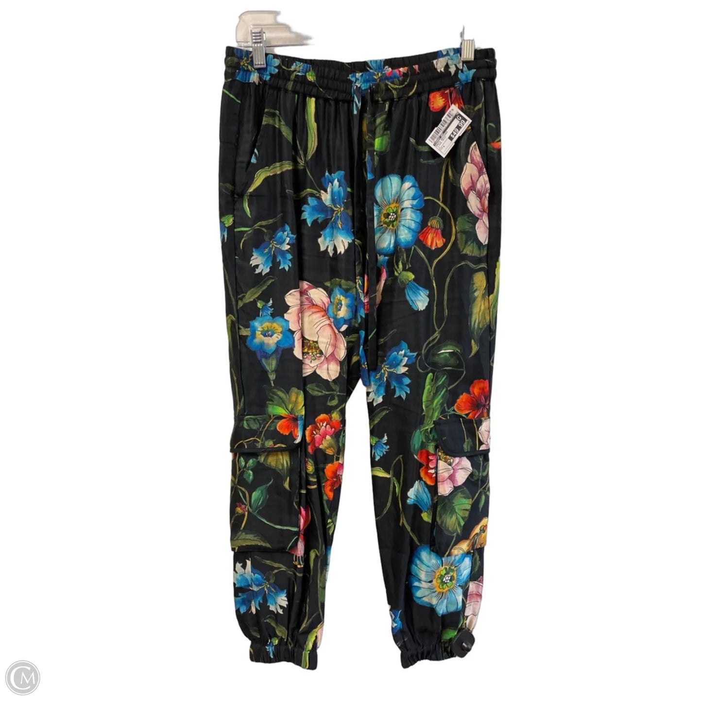 Pants Designer By Johnny Was In Floral Print, Size: 4