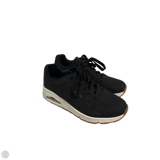 Shoes Athletic By Skechers In Black, Size: 7