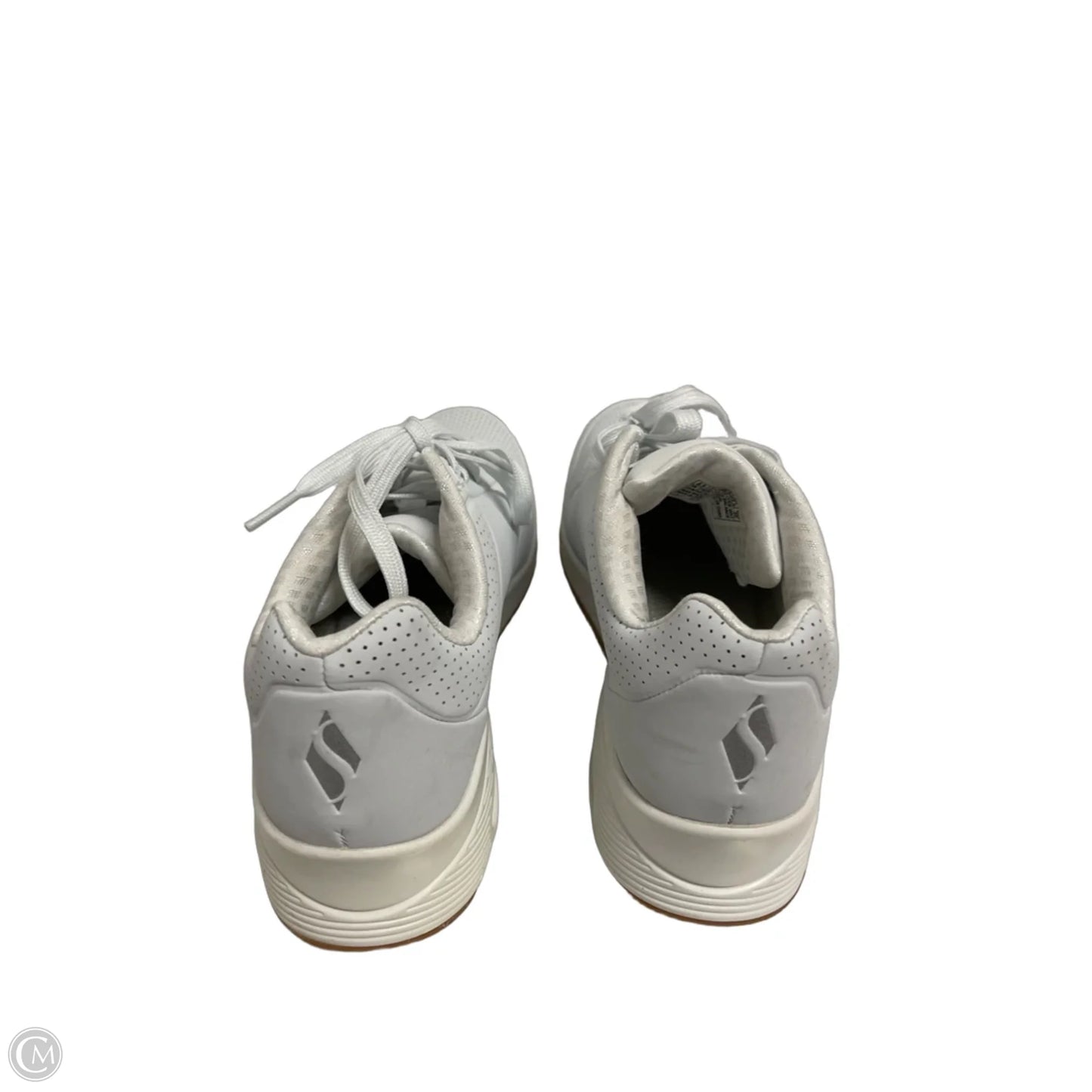 Shoes Athletic By Skechers In White, Size: 6.5