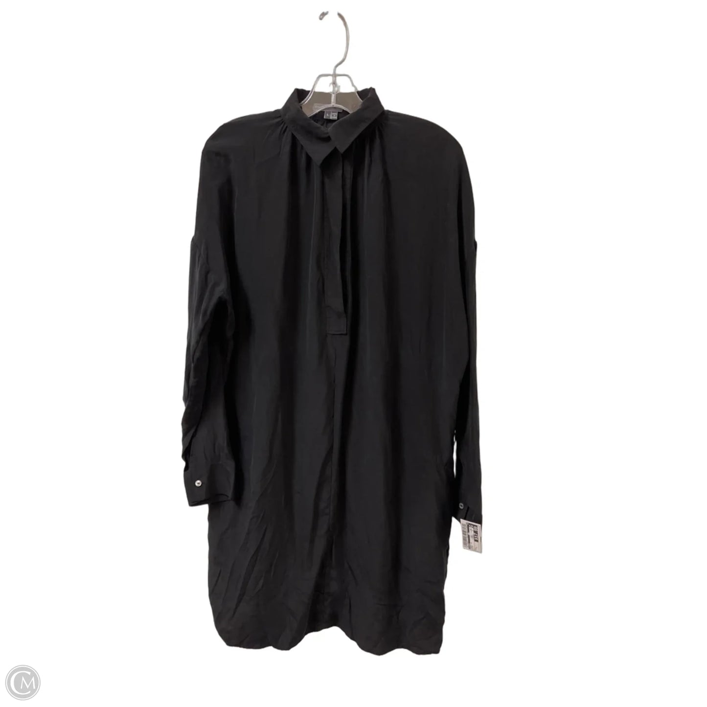 Tunic Long Sleeve By Vince In Black, Size: L