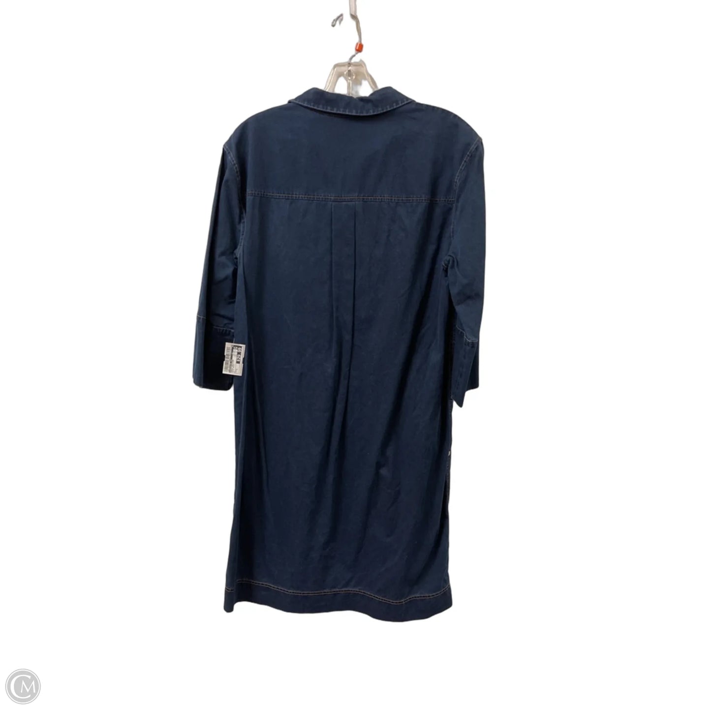 Dress Designer By Lafayette 148 In Blue Denim, Size: S