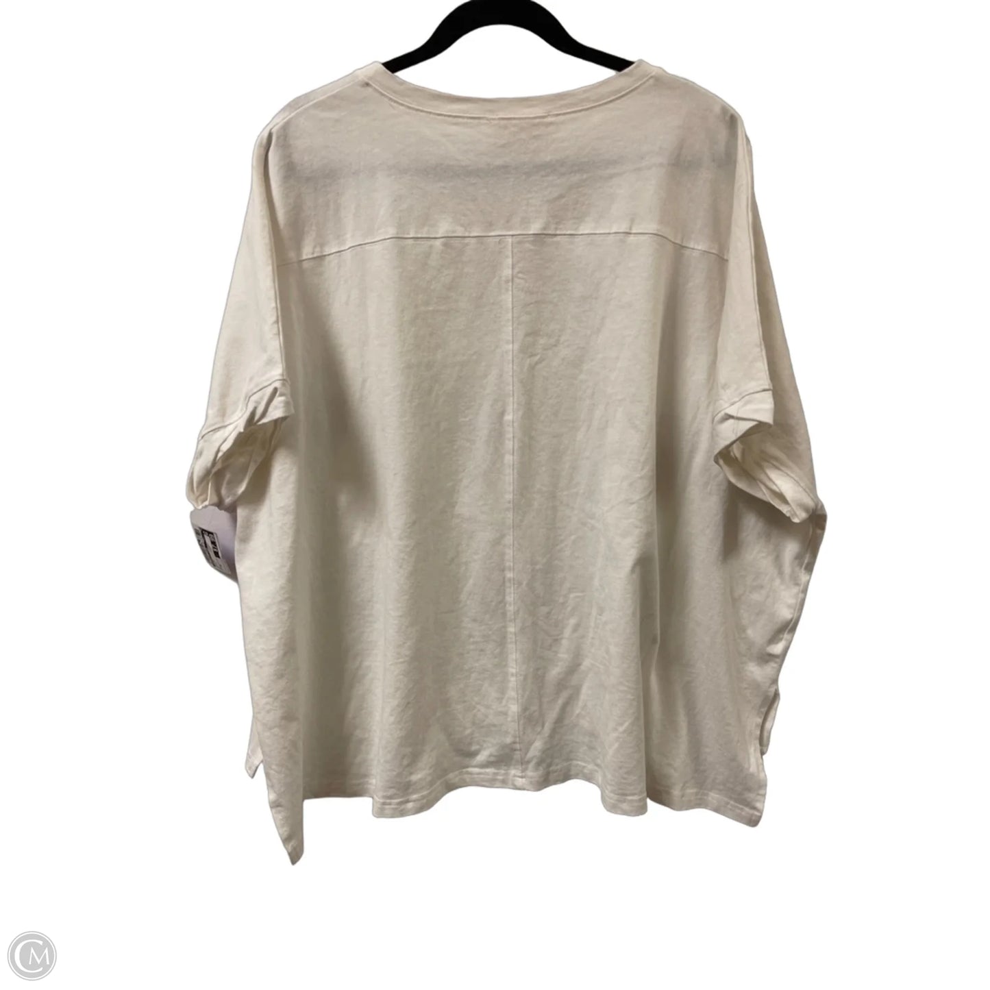 Top Short Sleeve By Fantastic Fawn In White, Size: M