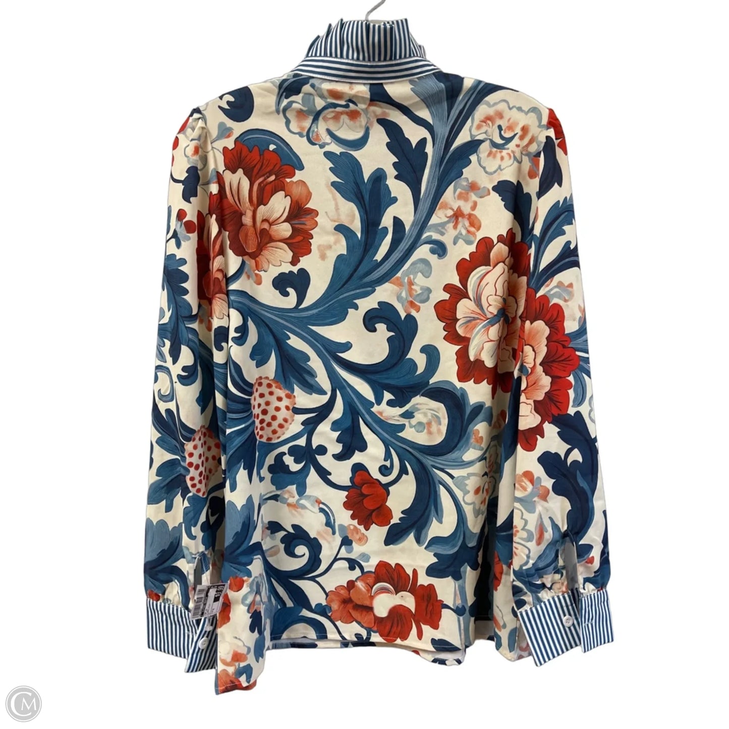 Top Long Sleeve By Clothes Mentor In Floral Print, Size: M