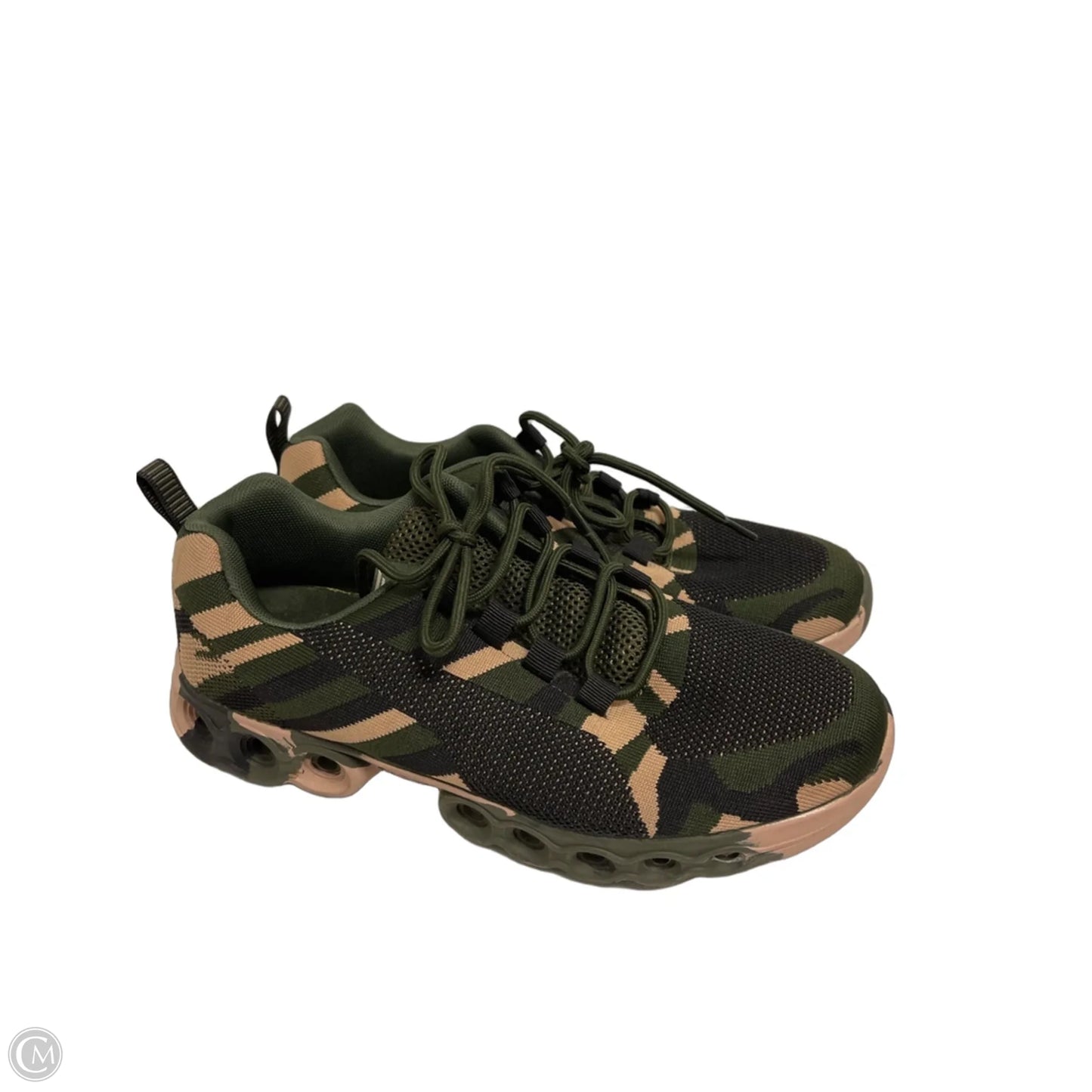 Shoes Athletic By Clothes Mentor In Camouflage Print, Size: 10