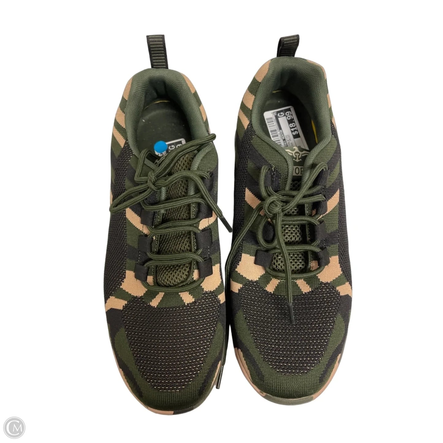 Shoes Athletic By Clothes Mentor In Camouflage Print, Size: 10