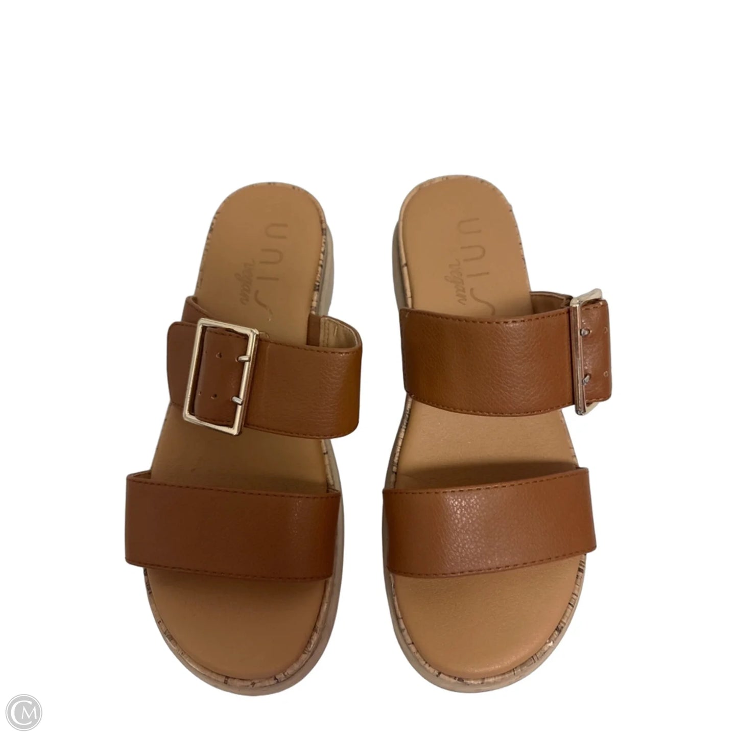 Sandals Flats By Unisa In Brown, Size: 6.5