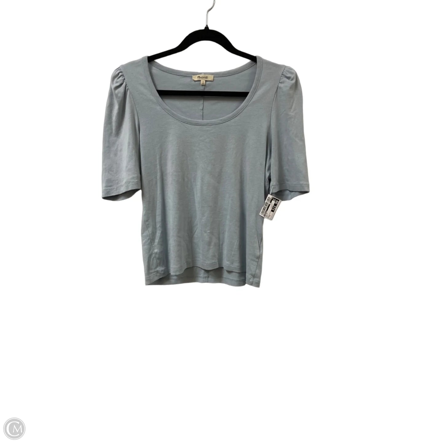 Top Short Sleeve By Madewell In Blue, Size: M
