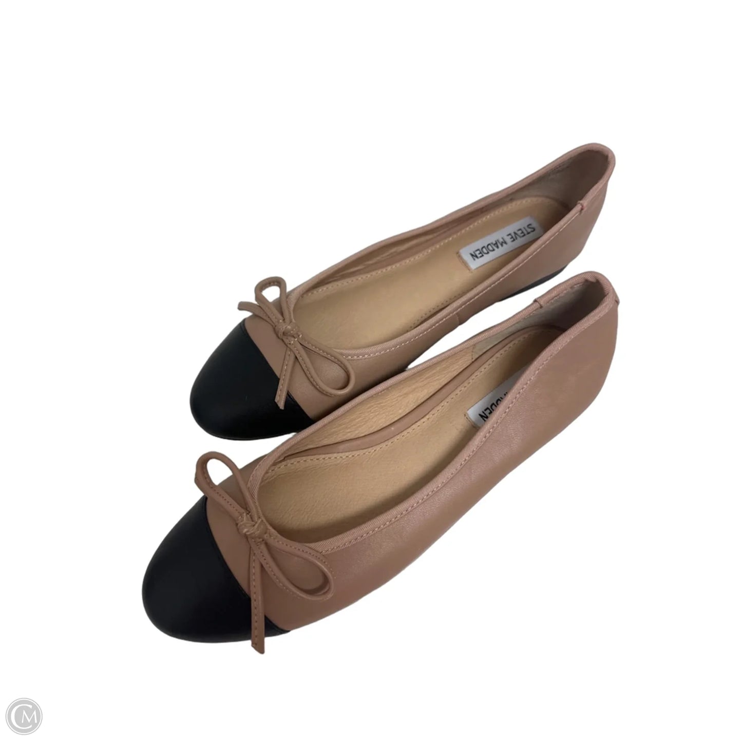 Shoes Flats By Steve Madden In Black & Cream, Size: 9