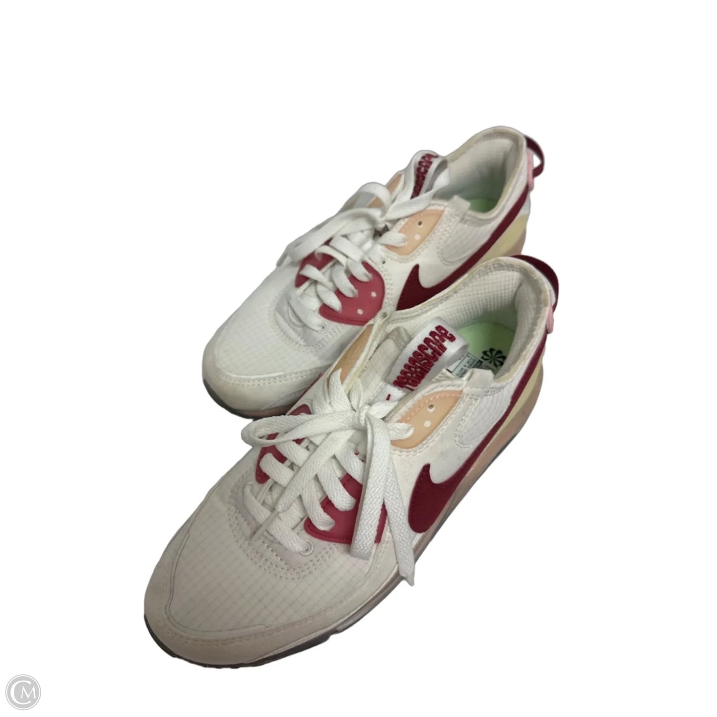 Shoes Sneakers By Nike In Pink & White, Size: 9