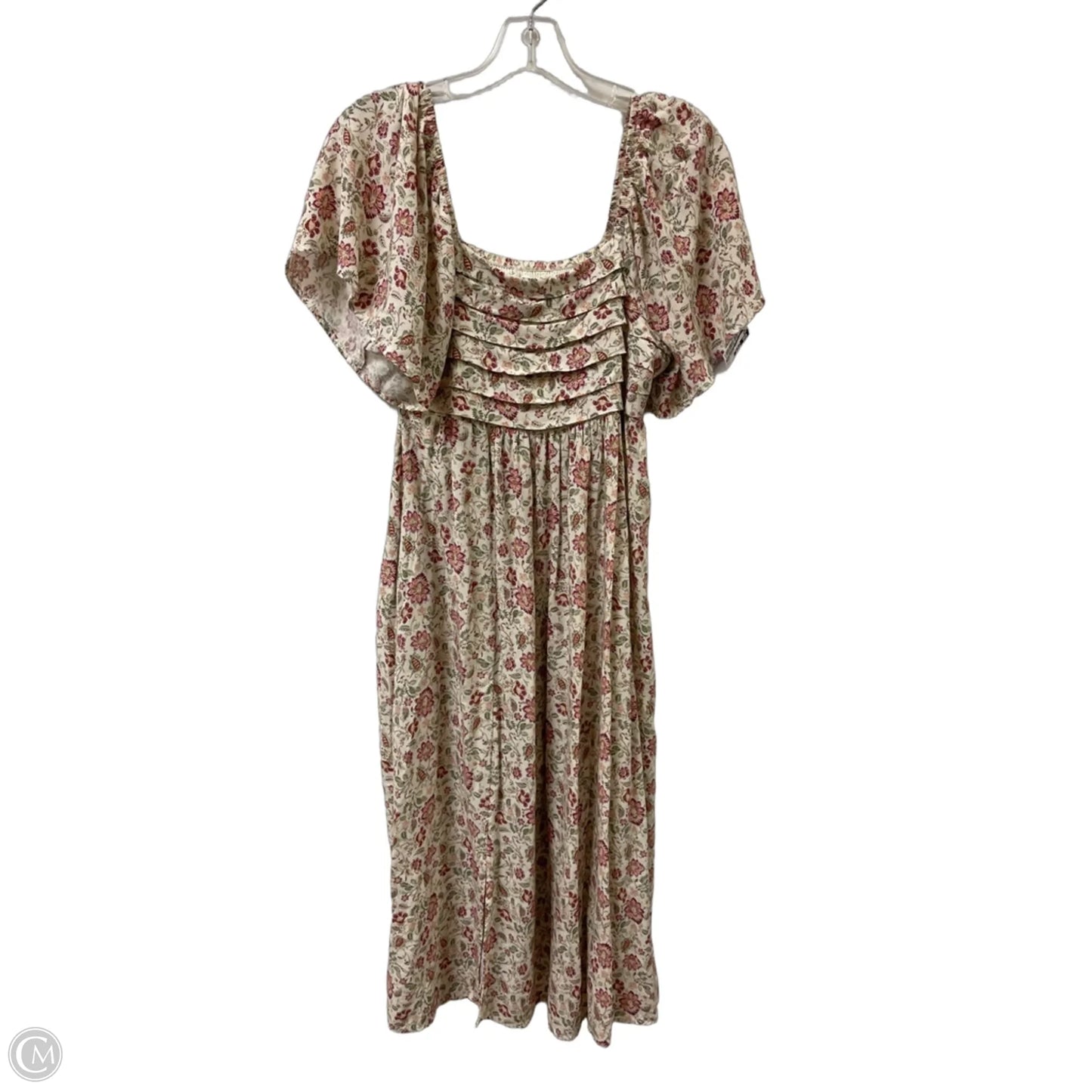 Dress Casual Maxi By Maurices In Floral Print, Size: M
