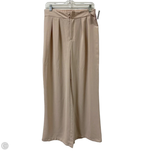 Pants Wide Leg By Shein In Cream, Size: 12