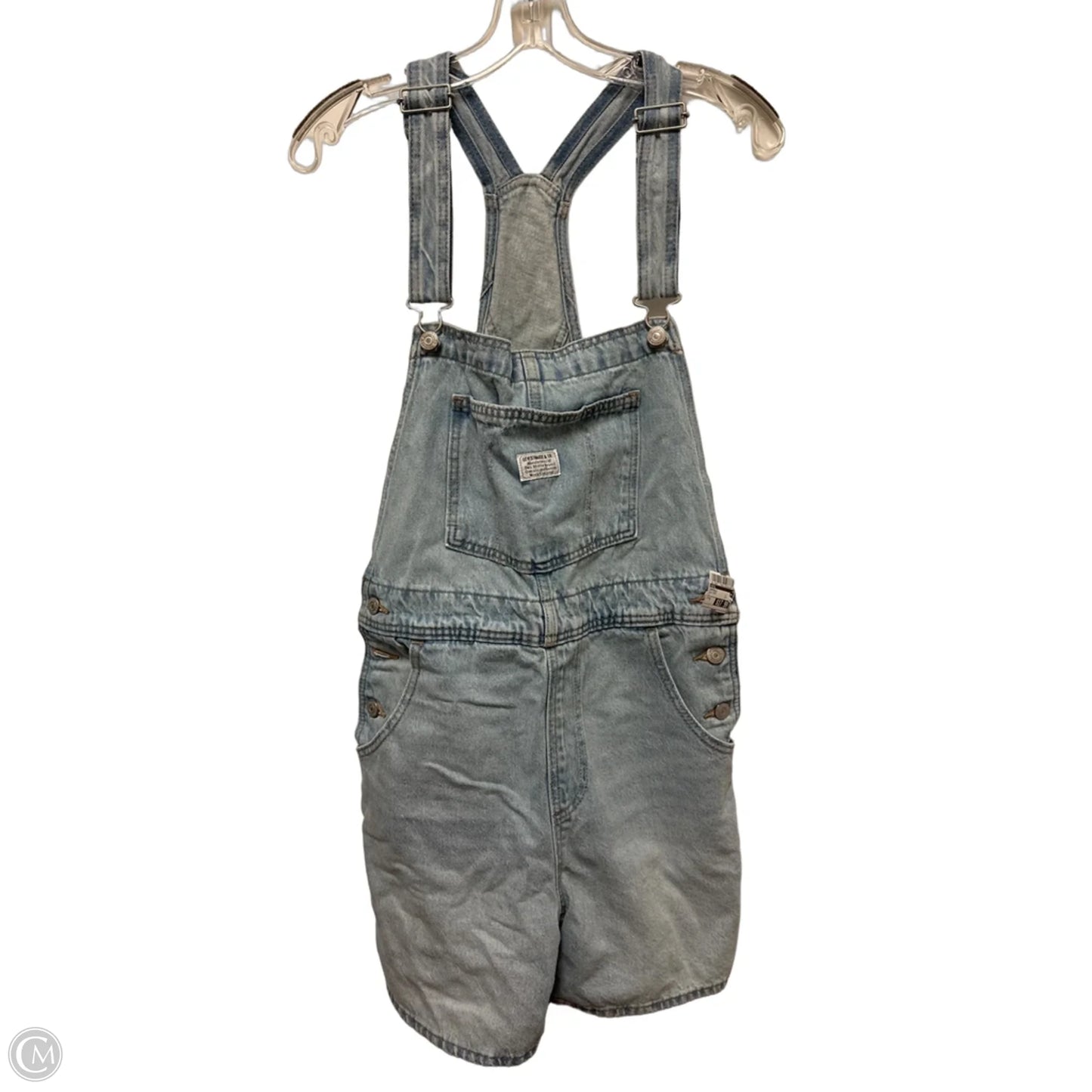 Shortalls By Levis In Blue Denim, Size: M