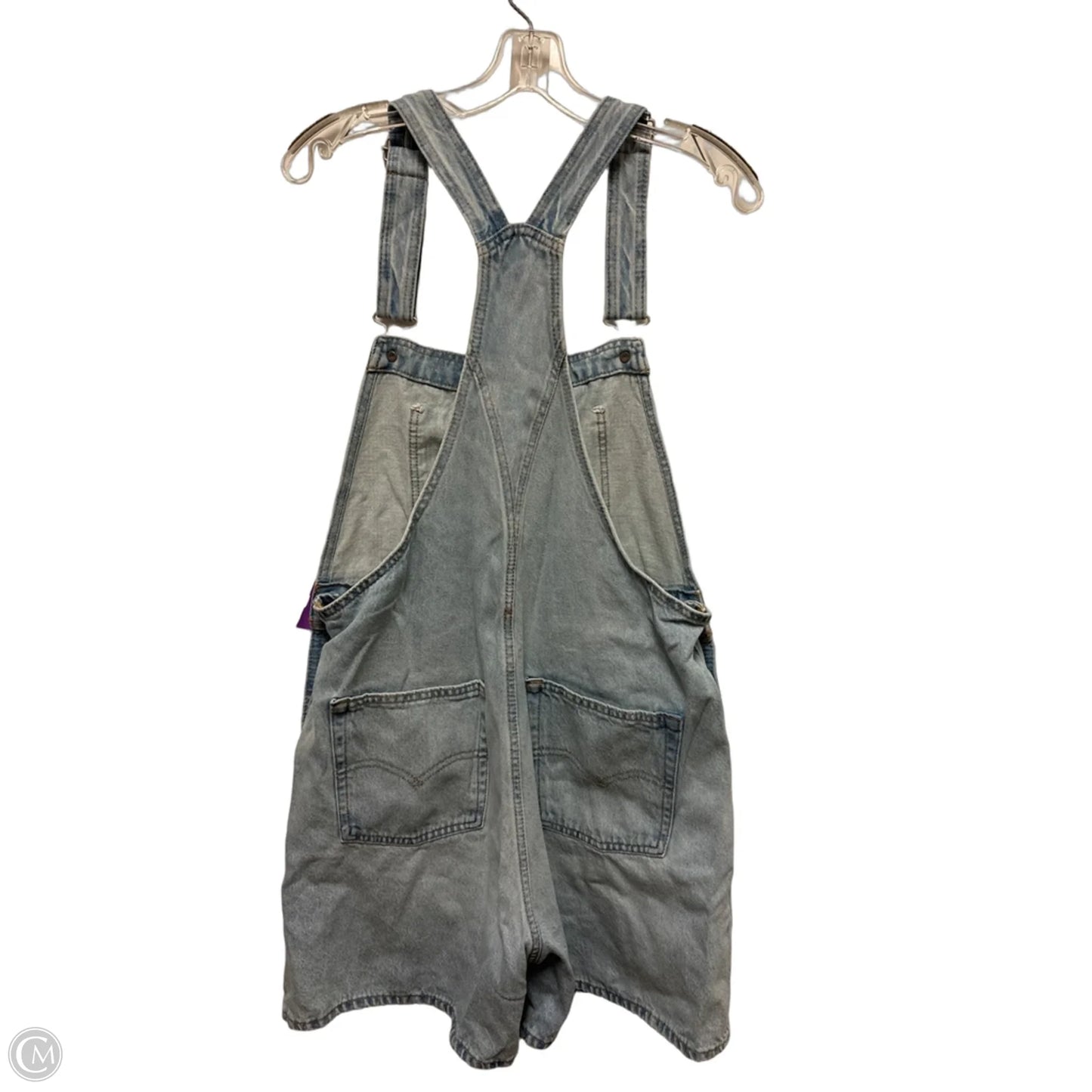 Shortalls By Levis In Blue Denim, Size: M