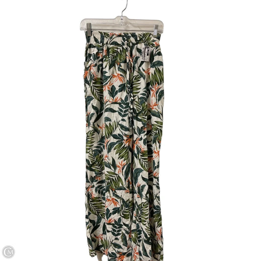 Pants Wide Leg By Briggs In Tropical Print, Size: 12