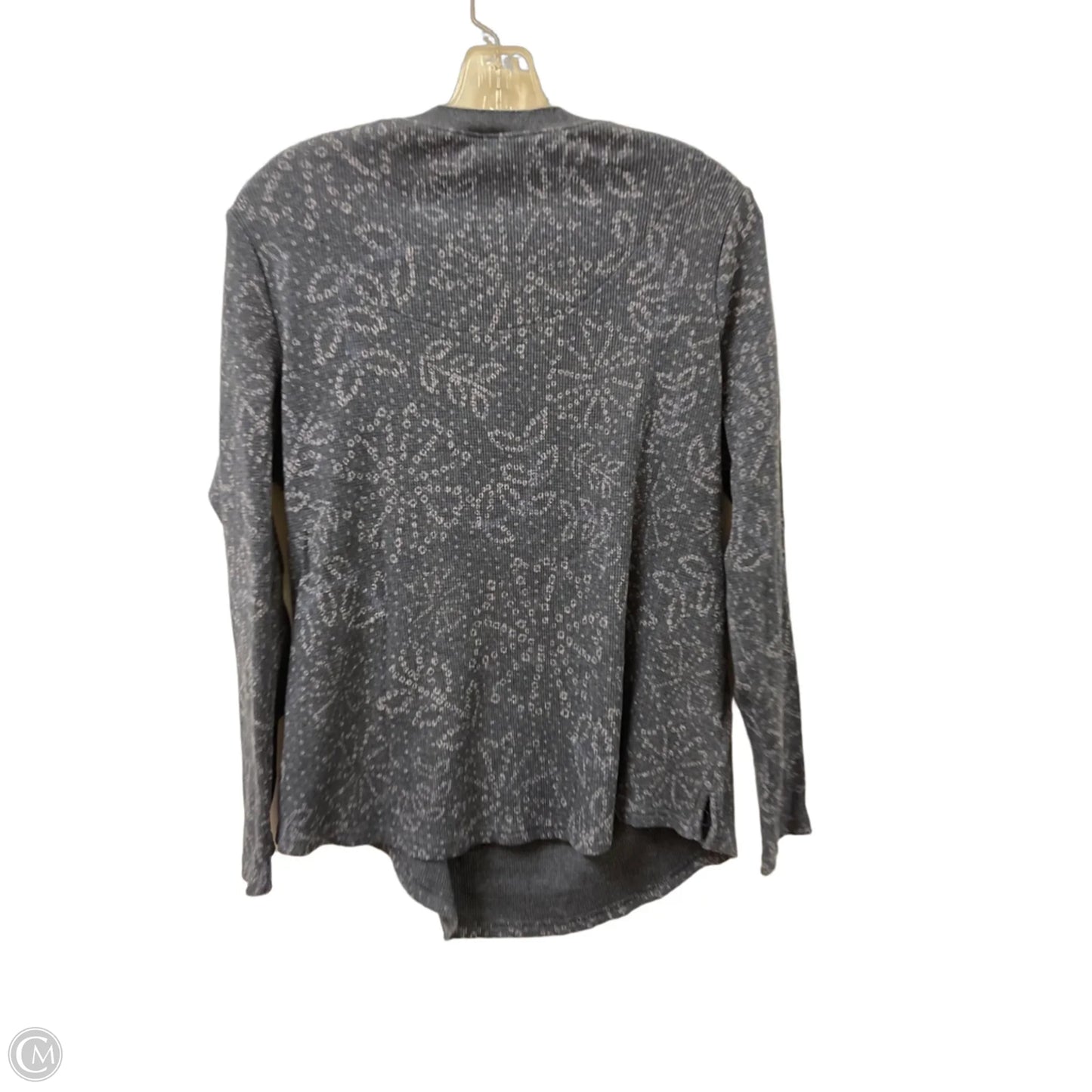 Top Long Sleeve By Terra & Sky In Navy, Size: Xl