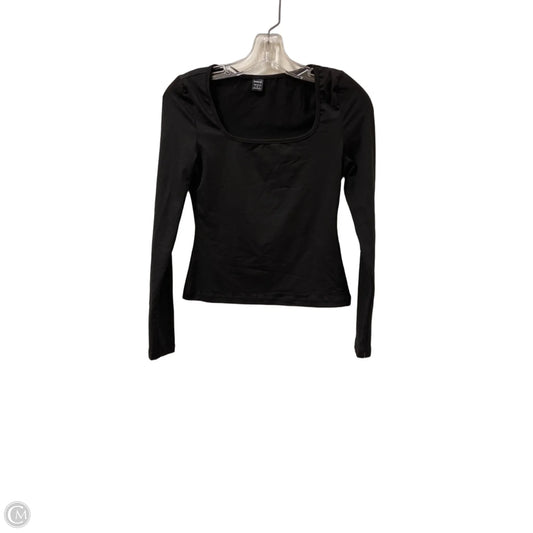 Top Long Sleeve By Shein In Black, Size: S