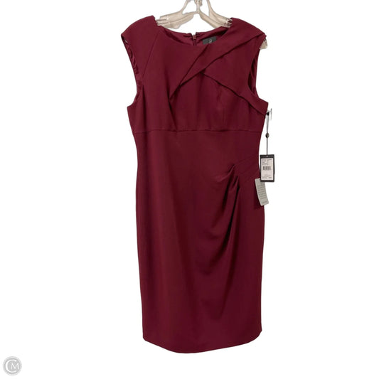 Dress Casual Midi By Adrianna Papell In Red, Size: L