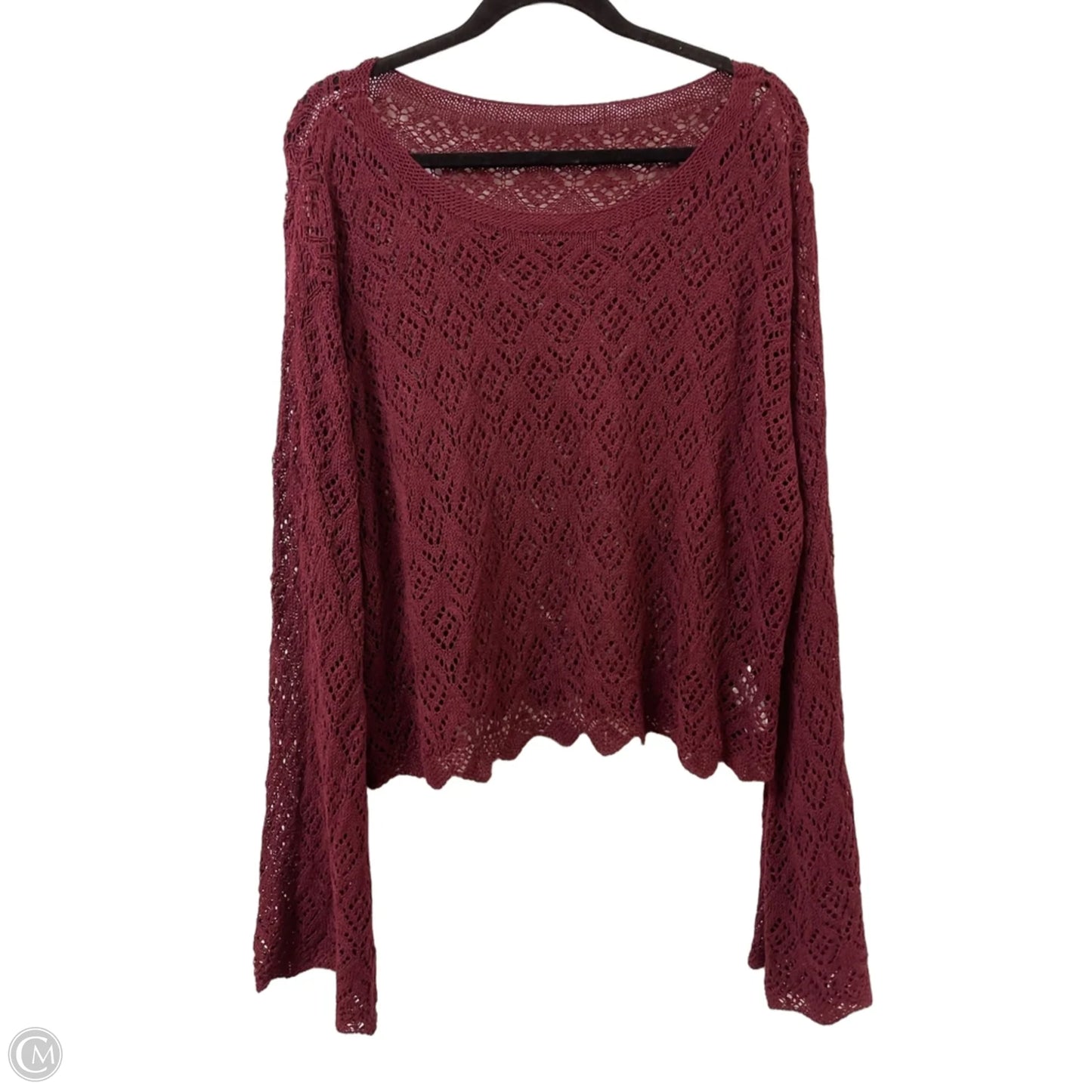 Sweater By Cider In Red, Size: 2x