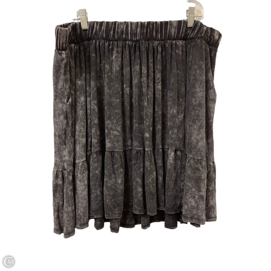 Skirt Mini & Short By Torrid In Grey, Size: 20