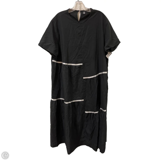 Dress Casual Maxi By Shein In Black, Size: 2x