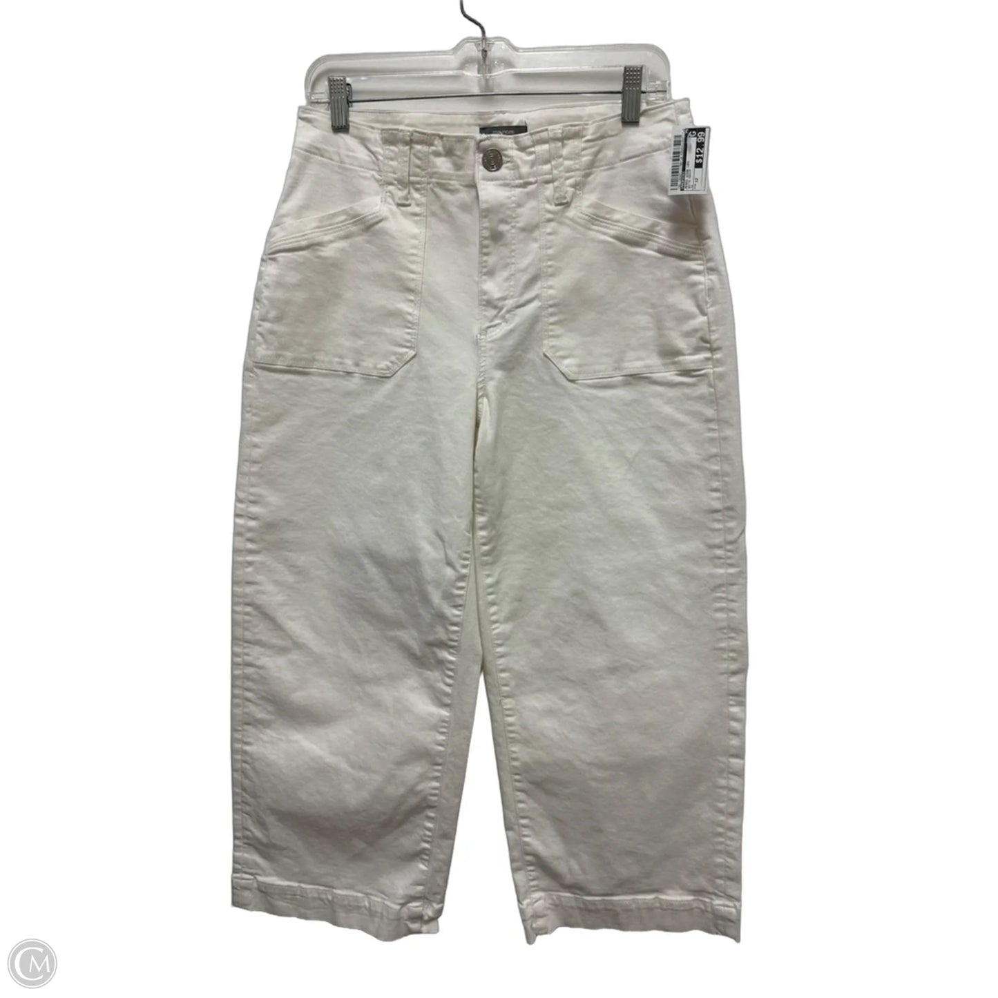 Jeans Wide Leg By Maurices In White Denim, Size: 12