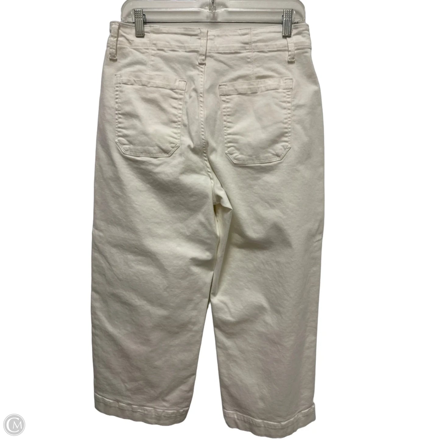 Jeans Wide Leg By Maurices In White Denim, Size: 12