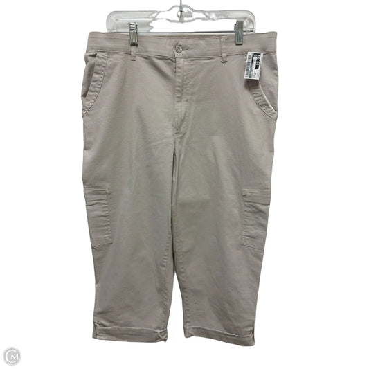 Pants Cargo & Utility By Gloria Vanderbilt In Cream, Size: 14