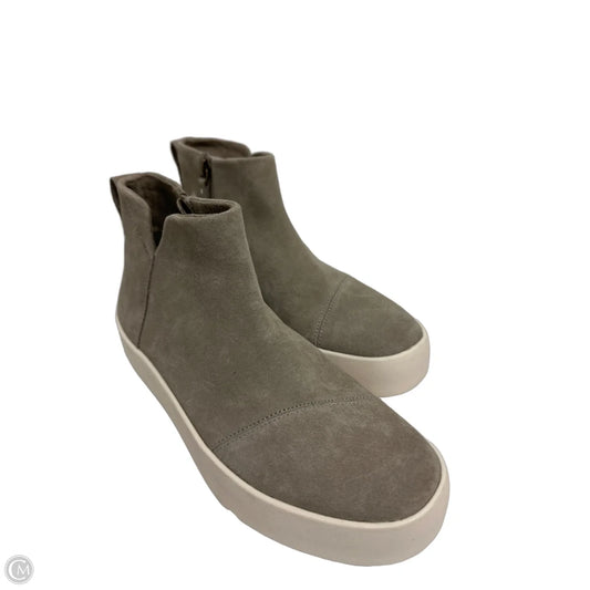 Shoes Flats By Toms In Grey, Size: 7.5