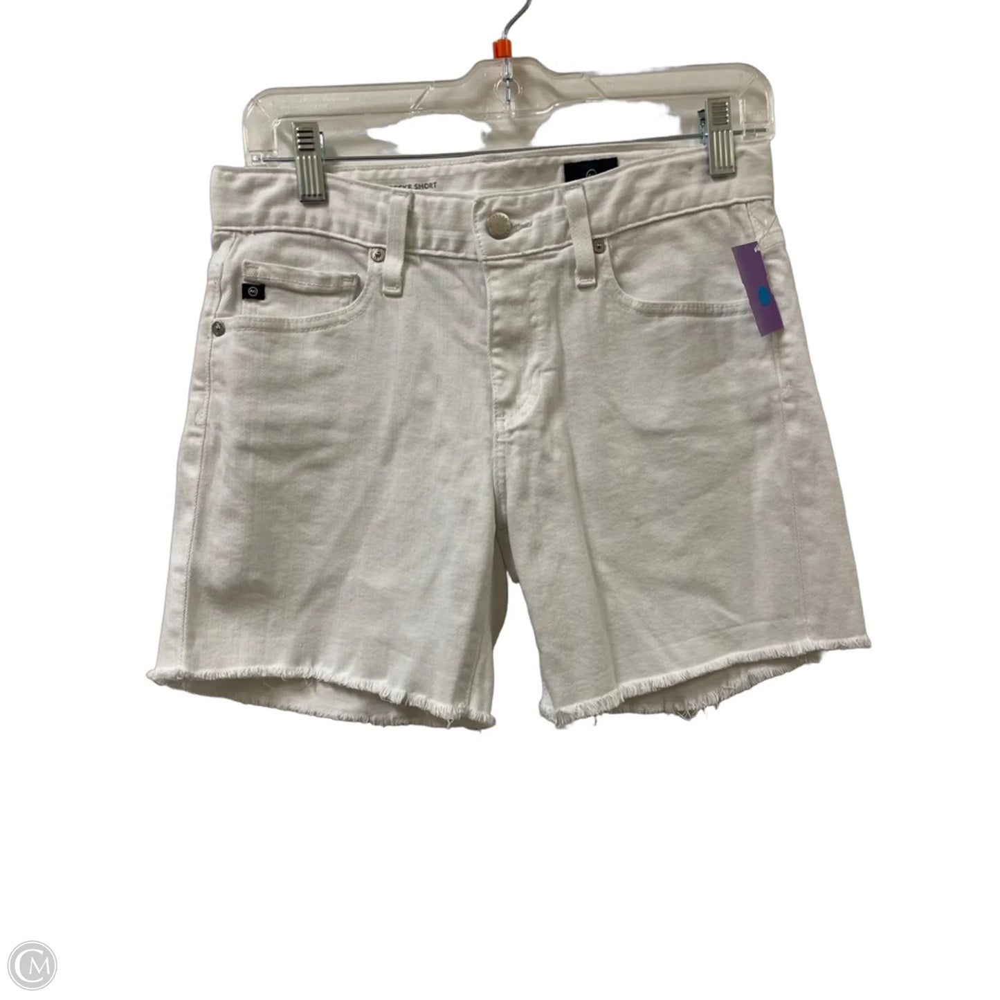 Shorts By Adriano Goldschmied In White Denim, Size: 2